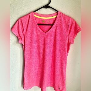 Xersion Hot Pink Athletic Fitness T-Shirt Size S